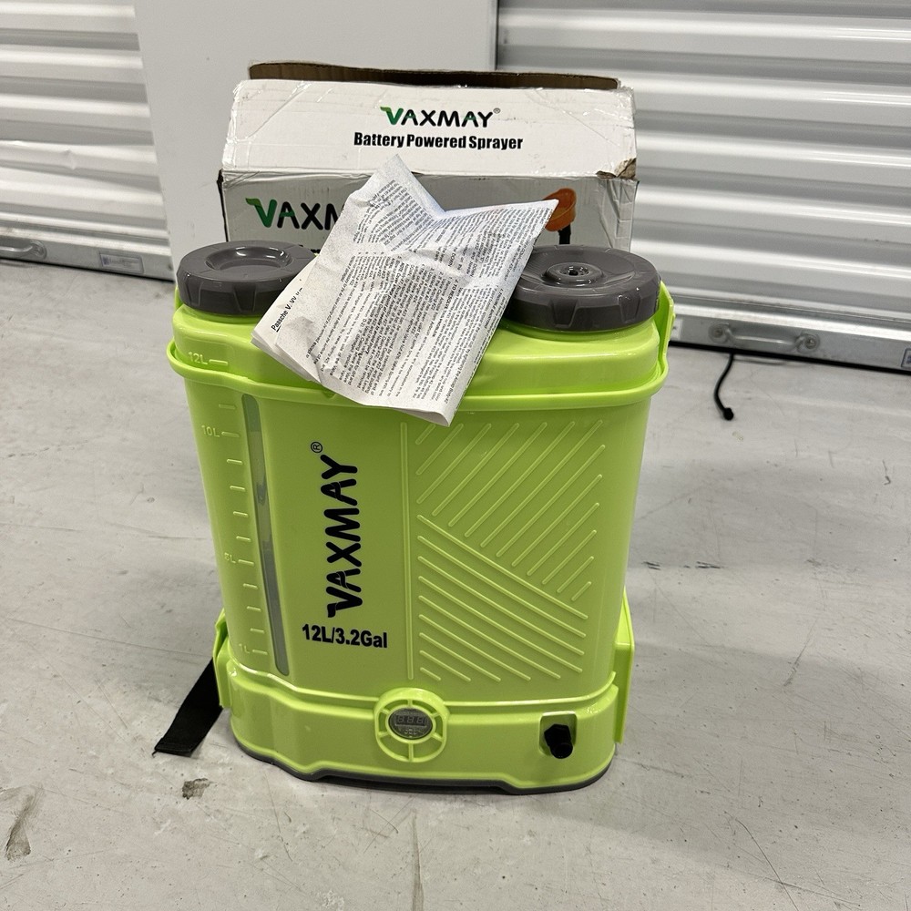VAXMAY Battery Powered Backpack Sprayer 4.2 Gallon 80 PSI