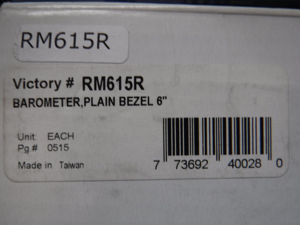 CLASSIC, PLAIN BEZEL 6" FACE, BAROMETER , CAST BRASS PORTHOLE CASE.