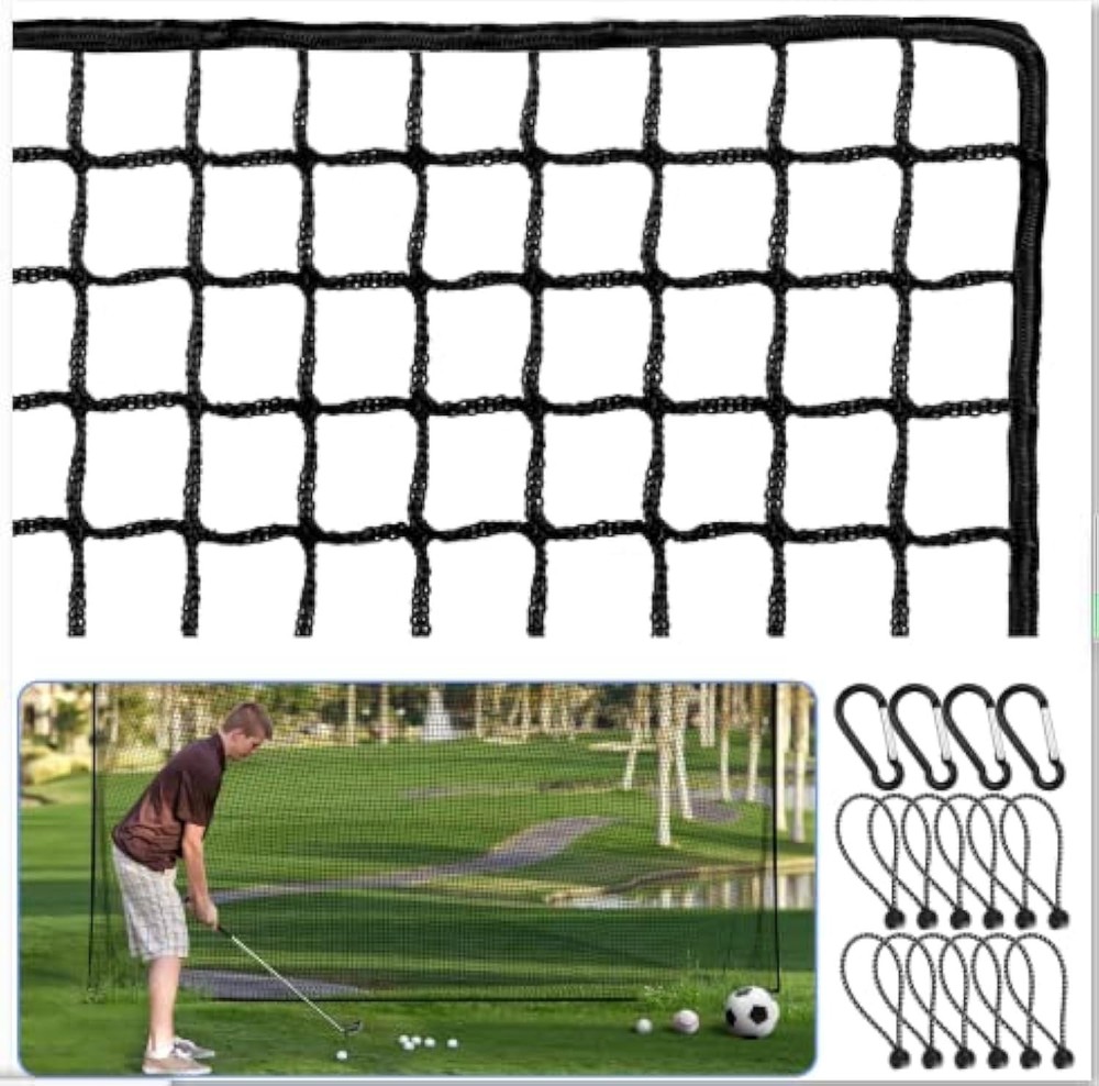 Versatile 10-40ft Heavy Duty Golf Practice Net - Perfect for Backyard Training