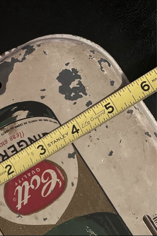 Vintage Colt Ginger Ale Thermometer