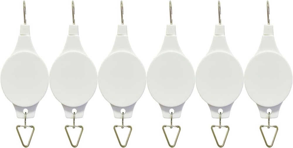Adjustable Plant Hanger Pulley - 6-Pack Easy-Access Solution for Your Garden
