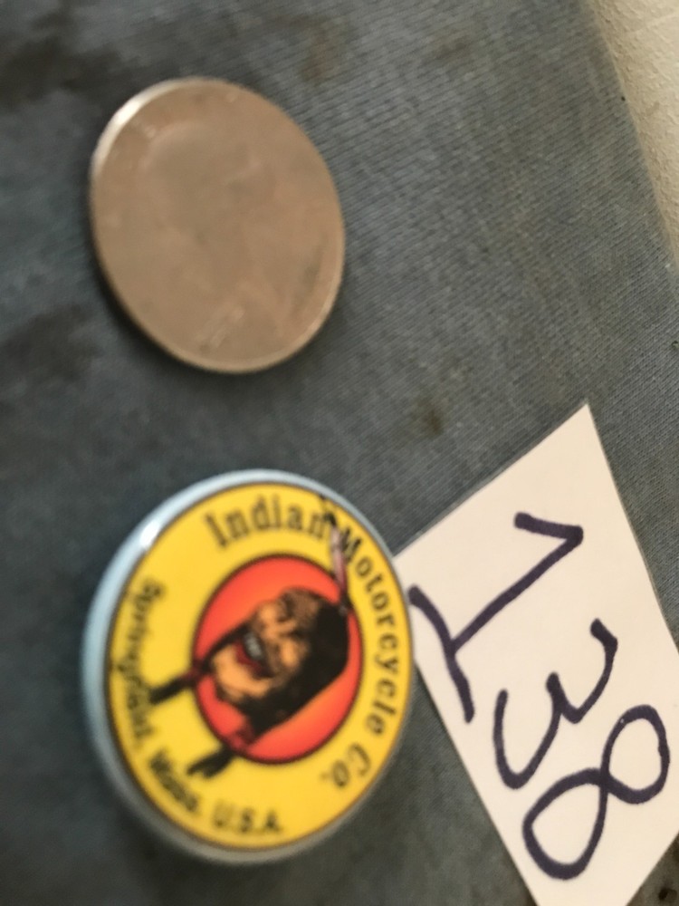 INDIAN MOTORCYCLE PIN SPRINGFIELD MA.