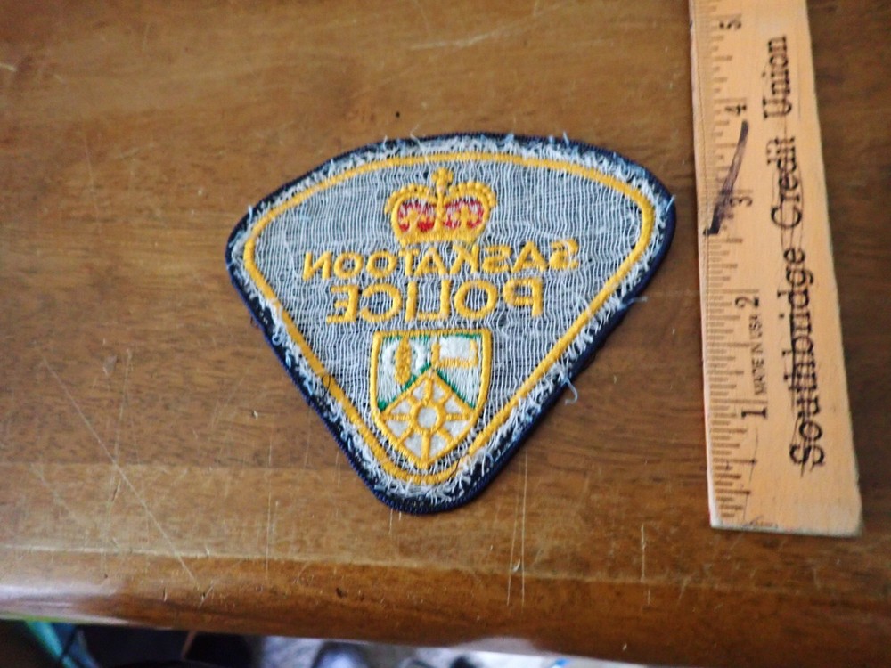 SASKATOON CANADA EARLY OBSOLETE VEST PATCH BX 14 #6