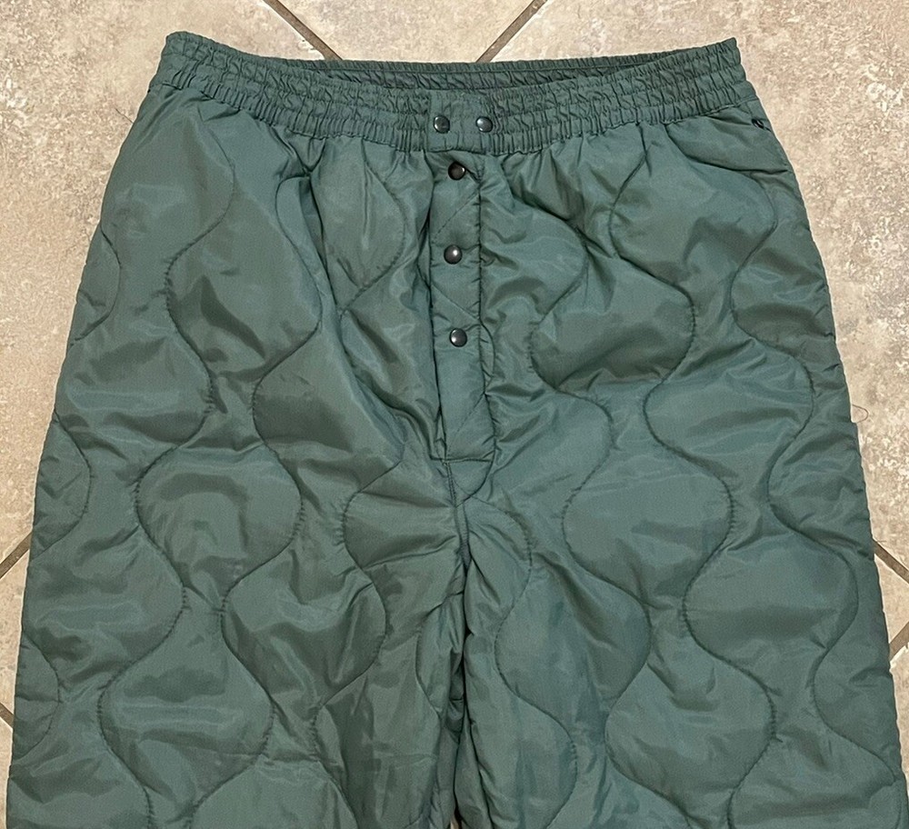Vintage USAF Flyer Trouser Quilted Liners Size Large