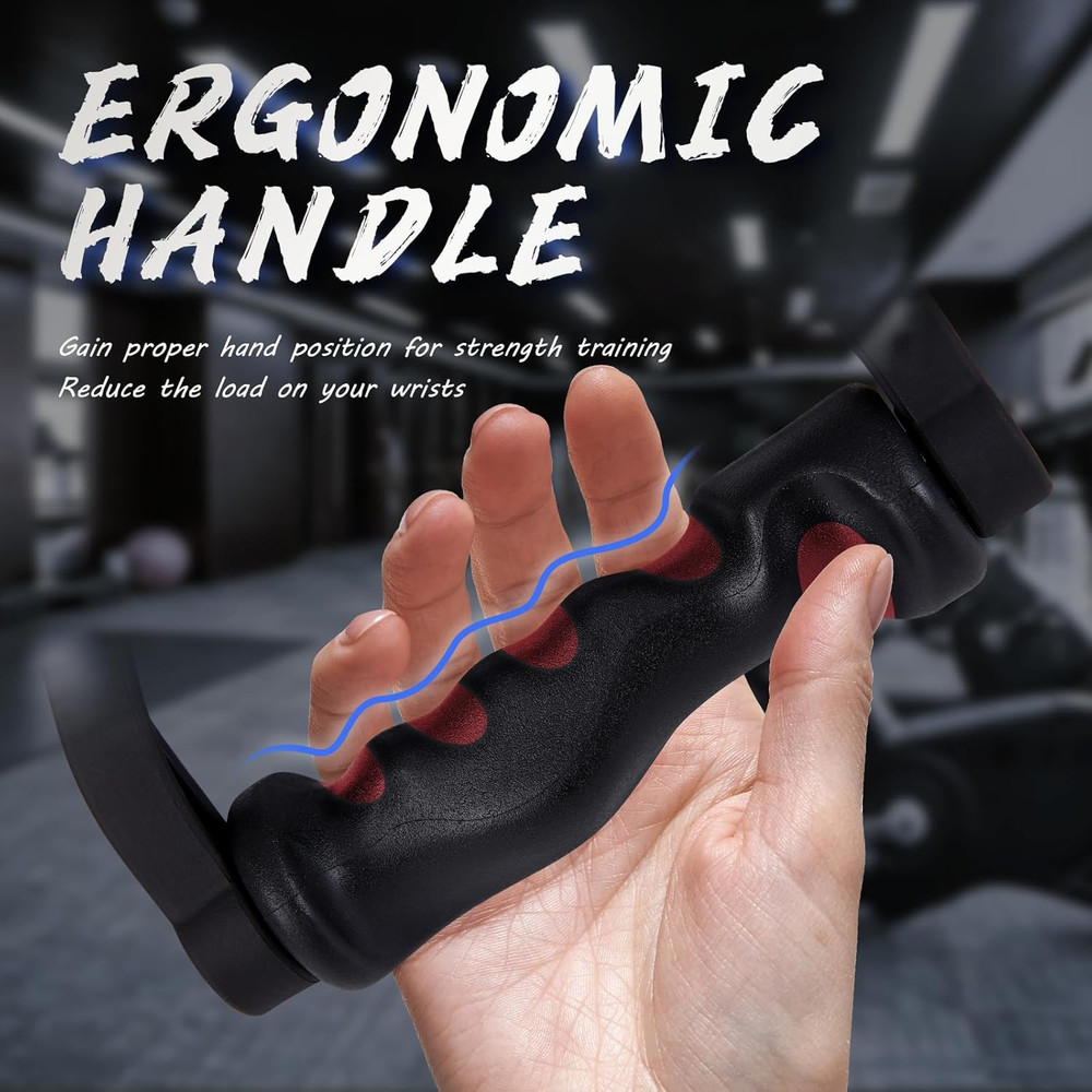 Double D Handle Cable Attachment - Triangle V Bar Grip for LAT Pulldown