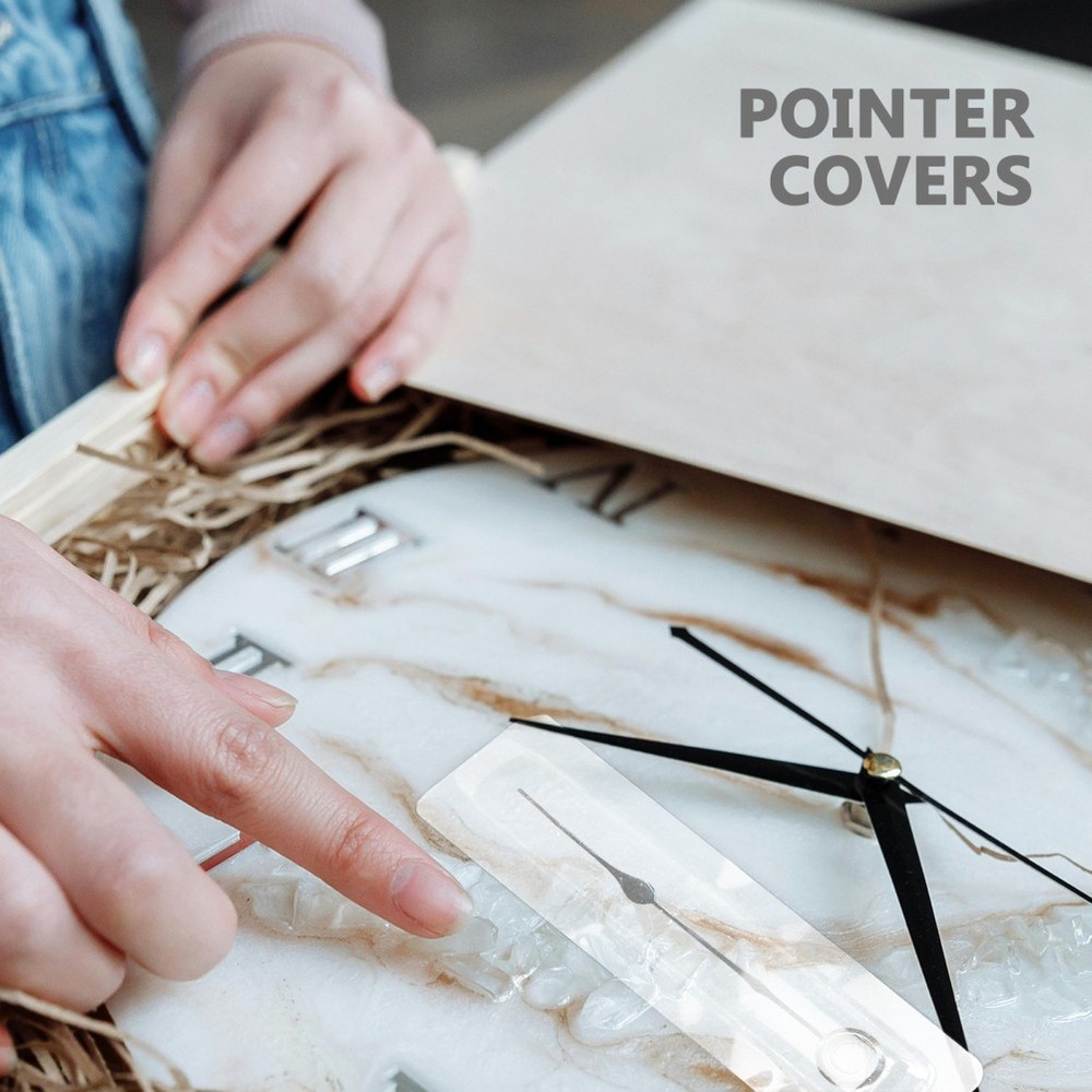 20 Pcs Clock Pointer Protective Boxes Plastic Shell for Wall Clock Hands