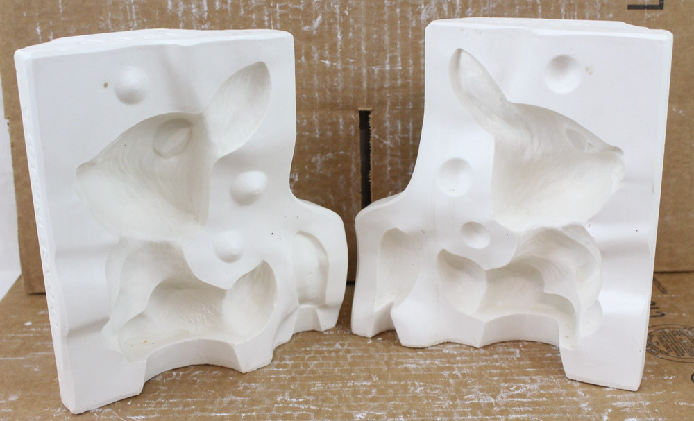 Ceramic Slip Mold 2 Piece Bunny Rabbit Easter Decoration Jodi 1860 Cast Casting