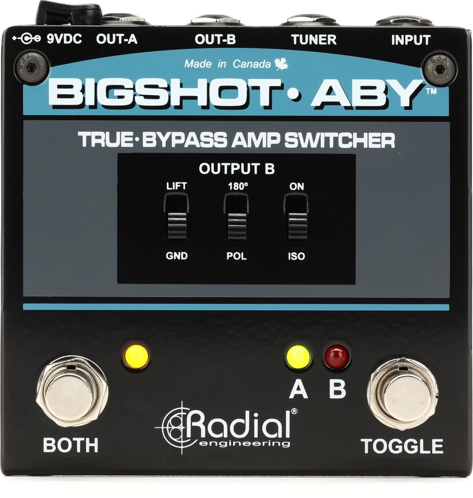 Radial BigShot ABY True-bypass Switch Pedal (5-pack) Bundle