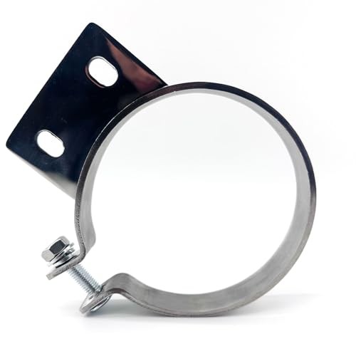 5" Chorme Mount Bracket Clamp for Peterbilt Exhaust Stack 379 359 1987-1993