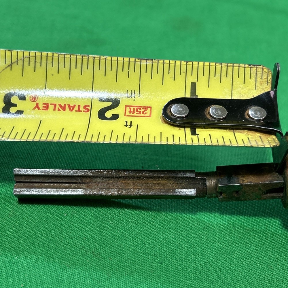 ANTIQUE BRASS DOOR KNOBS & Swivel SPINDLE 2” Knobs