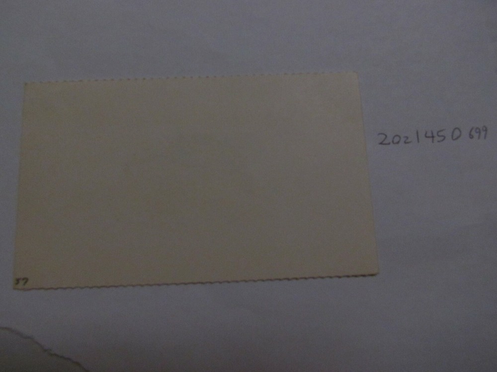 Lou Sleater SIGNED INDEX CARD JSA AUCTION CERTIFIED