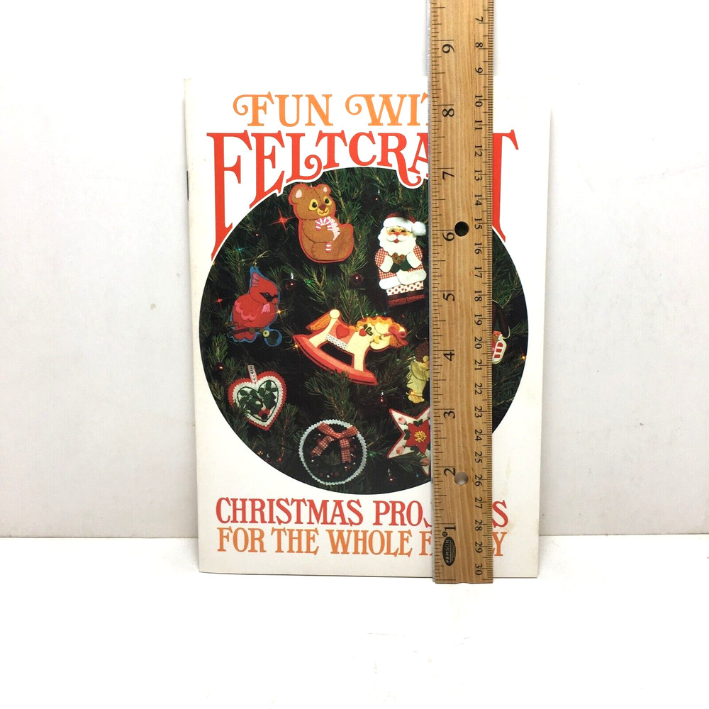 Fun With Feltcraft Christmas Projects by Current 1981 decorative instructions