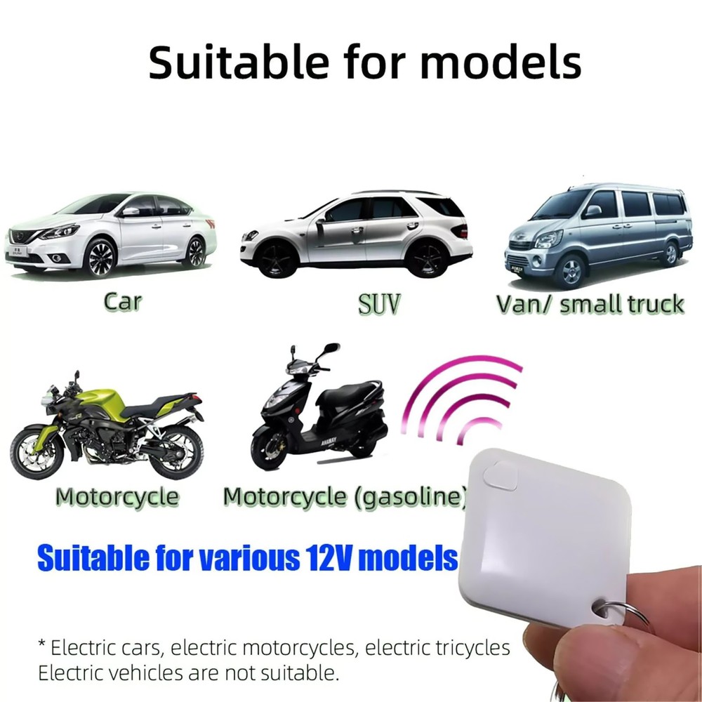 Auto-Sensing Car Immobilizer Security Systems Anti-Theft Lock+2 Remote Control