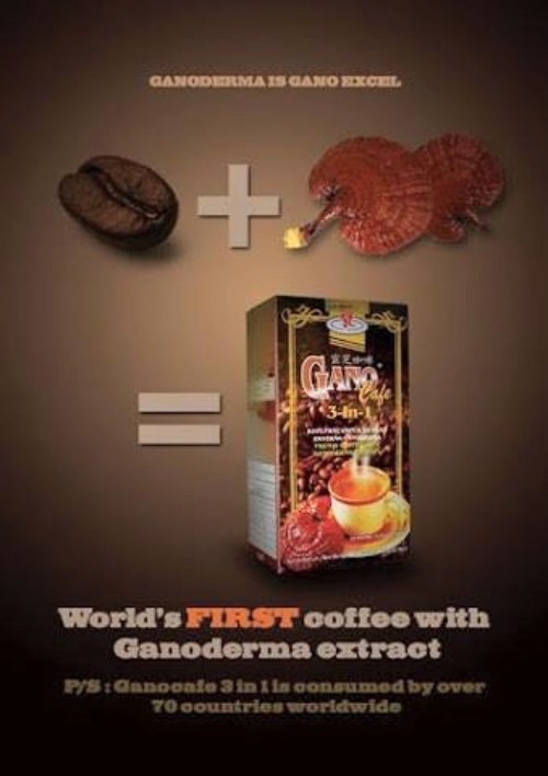 3 x Gano Excel 3 in1 Gano Cafe Instant Coffee with Ganoderma Extract