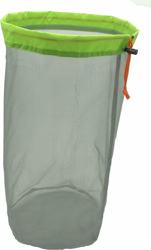 Lightweight See-through Mesh Stuff Sack Ditty Bags, Nylon Drawstring Storage ...
