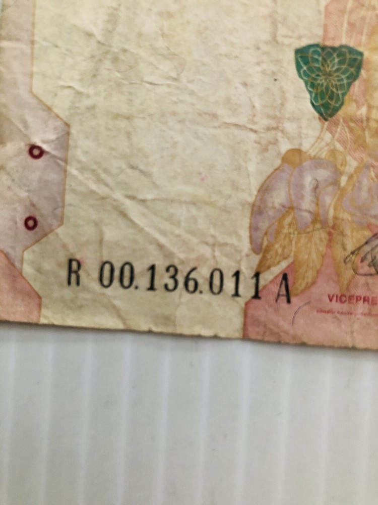 Argentina 20 Pesos 1992 Replacement Rare