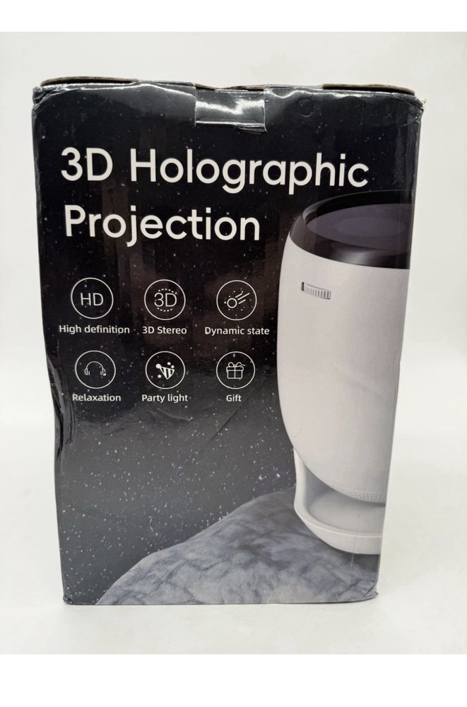 3D Galaxy Light Projector Northern Lights Projector w Bluetooth Speaker 90 Scene