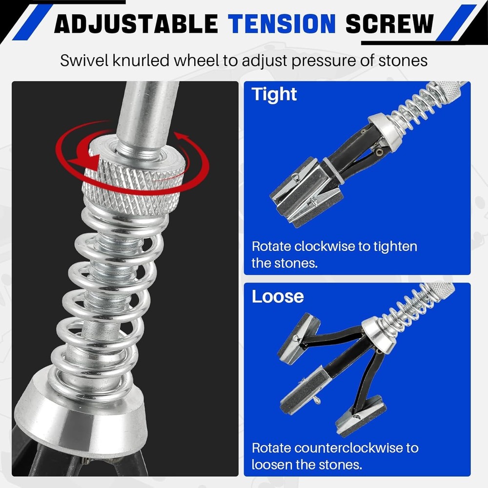 Engine Cylinder Hone Tool Adjustable 2 Pcs