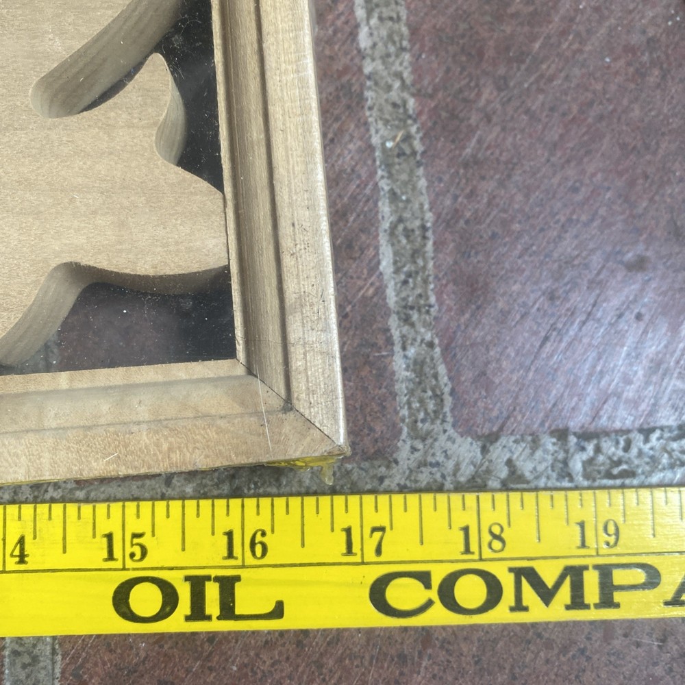 2-a pair Wood Shelf Brackets Rustic Farmhouse nos