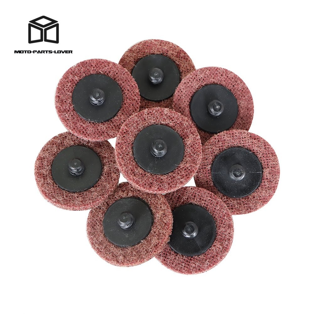 Surface Conditioning Discs Roll Lock Die Grinder Sanding Pads 50Pcs 2" Sanding