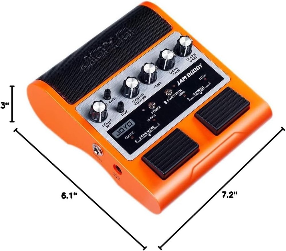 Guitar Amp with Effect Bluetooth Rechargeable Portable Practice Amp JAM Buddy