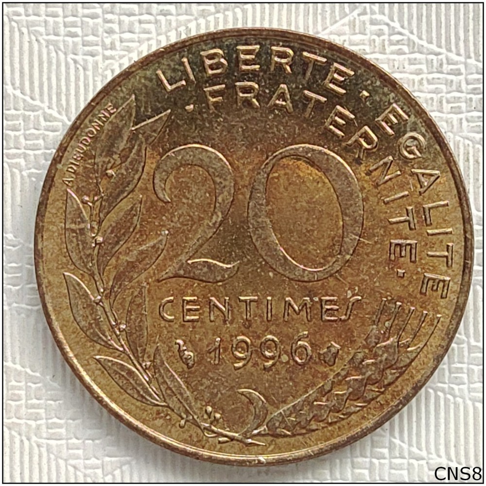 France 1996 20 Centimes Coin (CNS8)