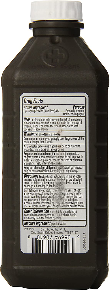 Hydrogen Peroxide Antiseptic Solution 16 Oz