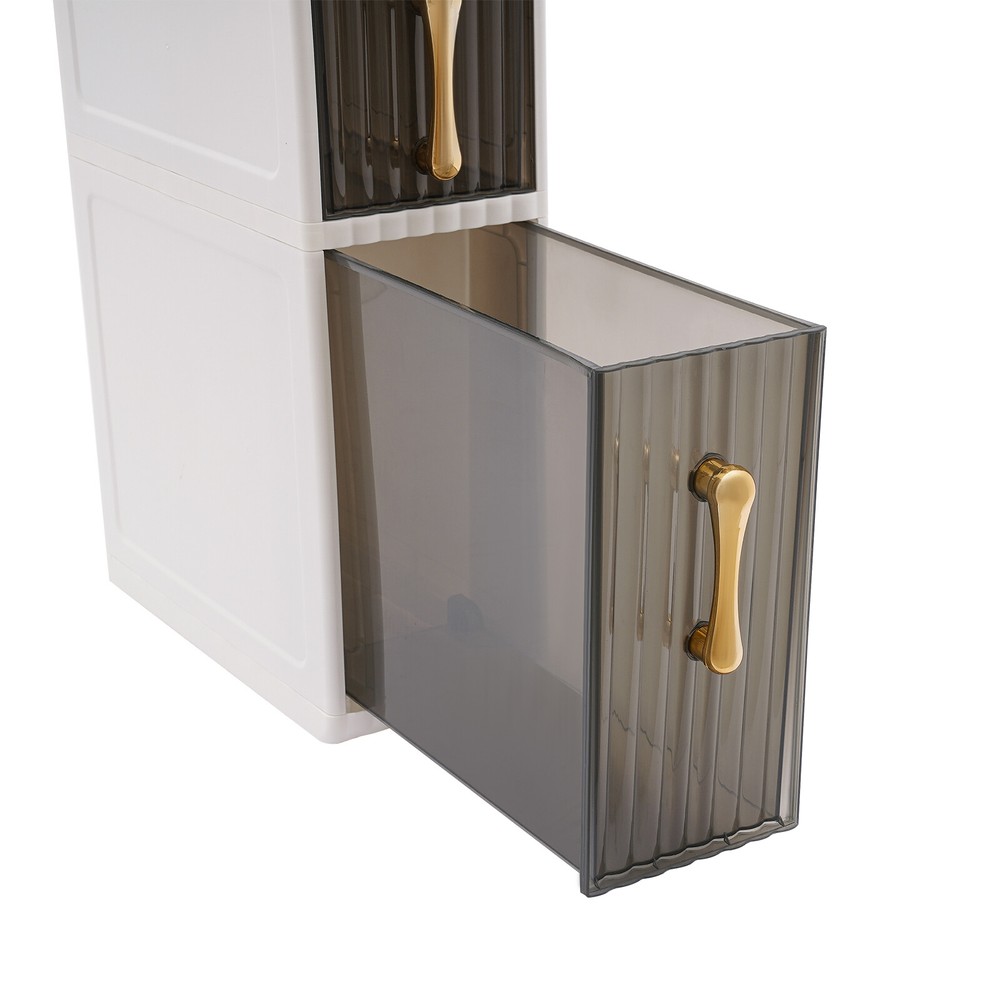 Stylish Bathroom Floor Cabinet with Large Capacity & Space-Saving Design