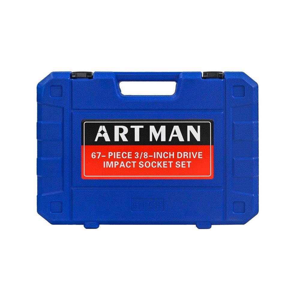 67-Piece Professional Air Tool&Accessories Kit,Durable Steel Pneumatic Tools Set
