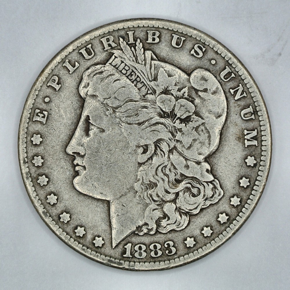 1883-CC Morgan Silver Dollar