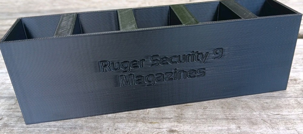 5 Mag Storage Rack For Ruger Security 9 Magazine Holder Range Bin