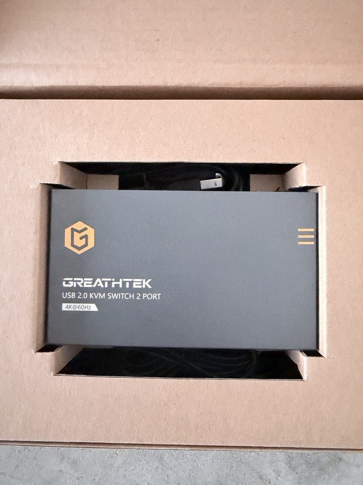 Greathtek USB 2.0 KVM Switch 2 port