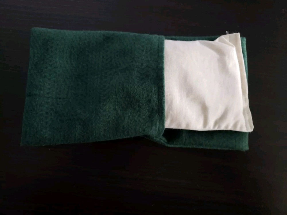 Rice Hot/Cold packs, handmade, new, Green