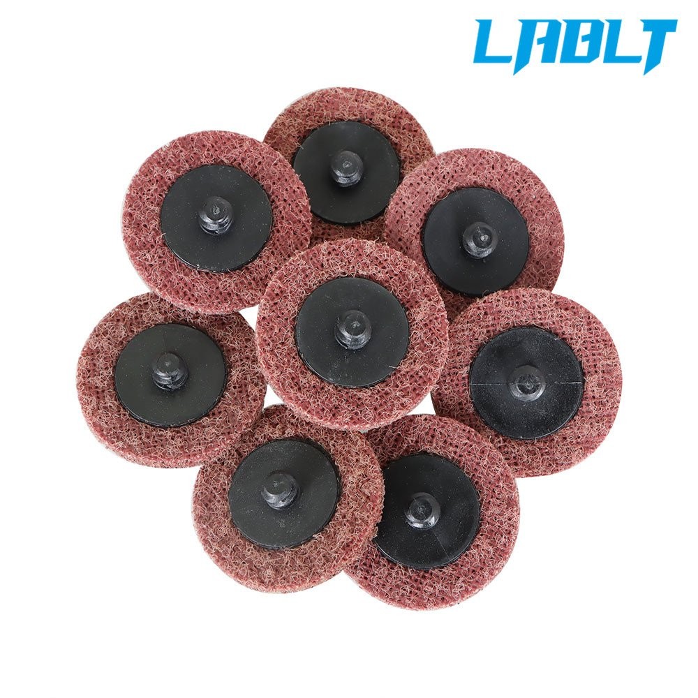 LABLT 50×2" Medium Surface Conditioning Discs Roll Lock Die Grinder Sanding Pads
