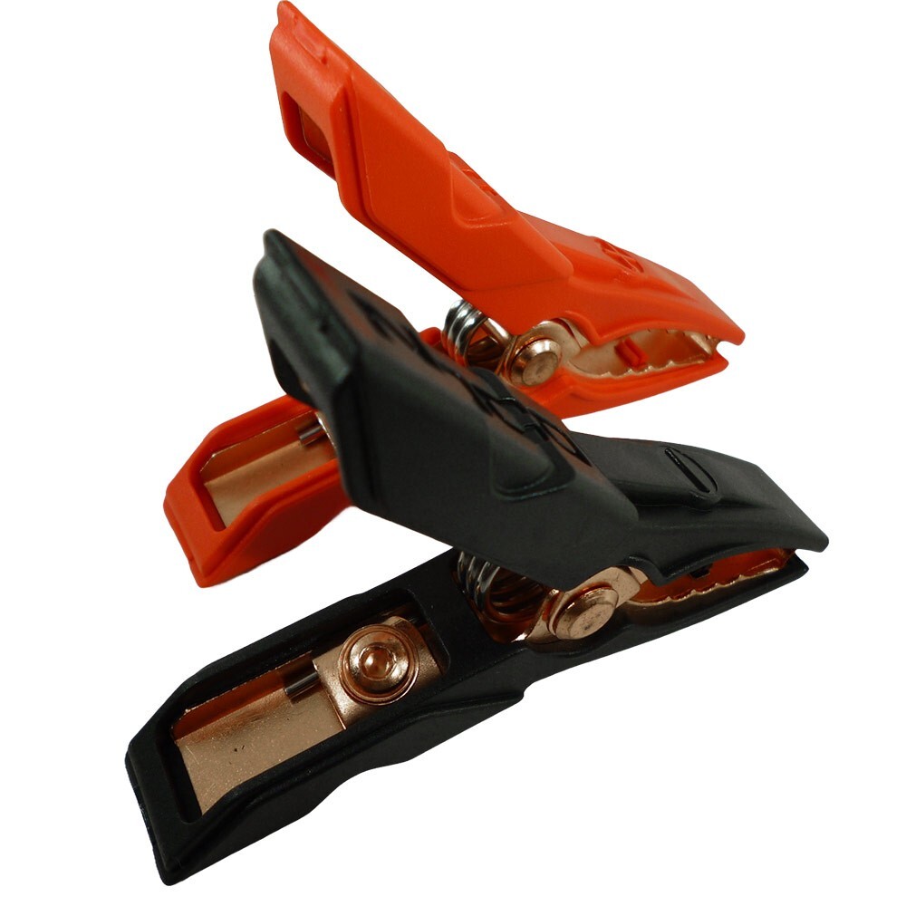 2pc NOCO Alligator Clips Black & Red High Quality