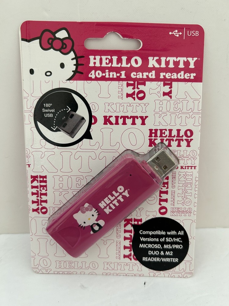 Hello Kitty USB 40 in 1 Card Reader