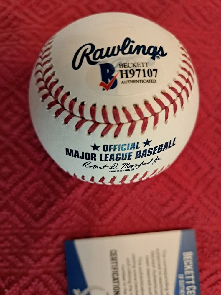 Jesus Sanchez autographed baseball Beckett Authentication