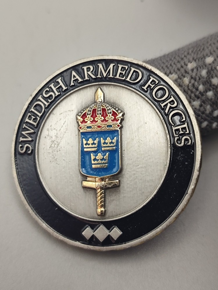 Swedish Armed Forces Colonel Anders Edholm Challenge Coin