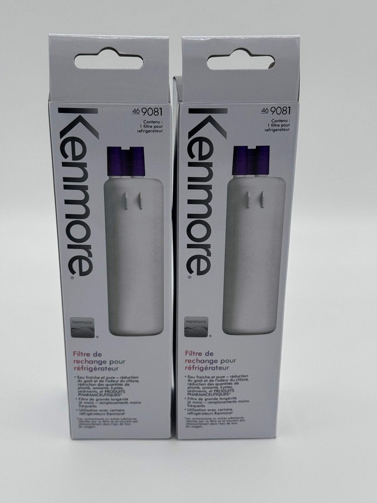 2-PACK Kenmore 9081 Refrigerator Water Filter 46-9081