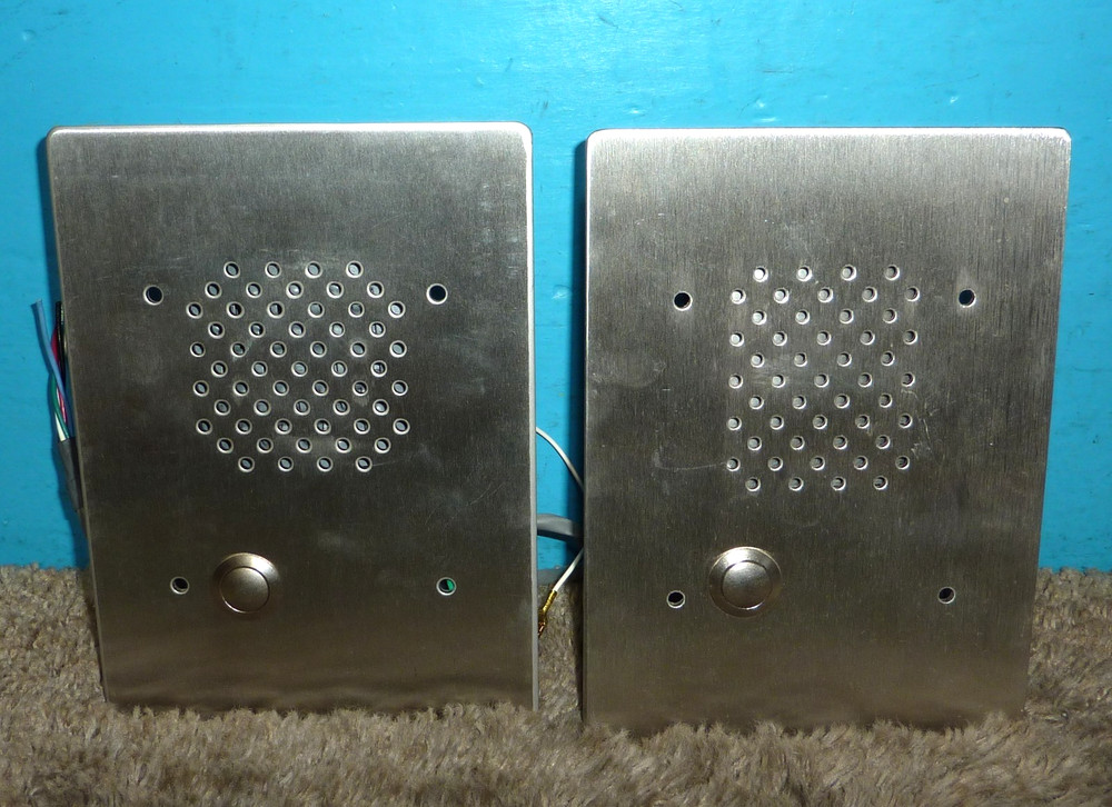 2 Rauland HSS1 High Security Intercom Speaker Stations w/ Original Box