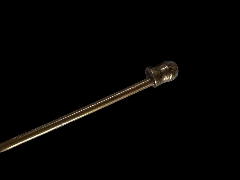Vintage Solid Brass Twisted Metal Handle 10” Candle Snuffer