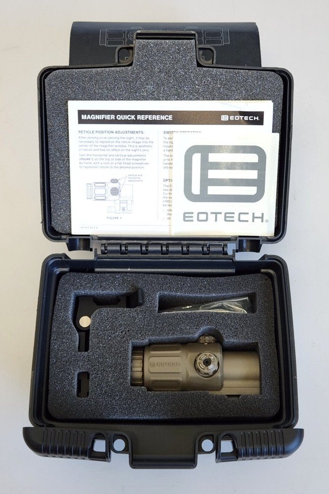 Authentic EOTECH G33 Magnifier 3X STS Switch to Side Mount, Tan, G33.STSTAN, New