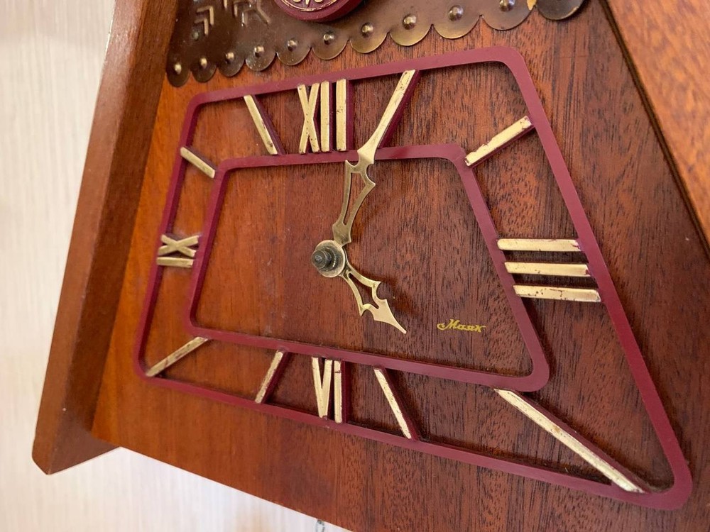 Soviet Vintage Cuckoo clock, USSR clock, Soviet working clock, Mechanical clock
