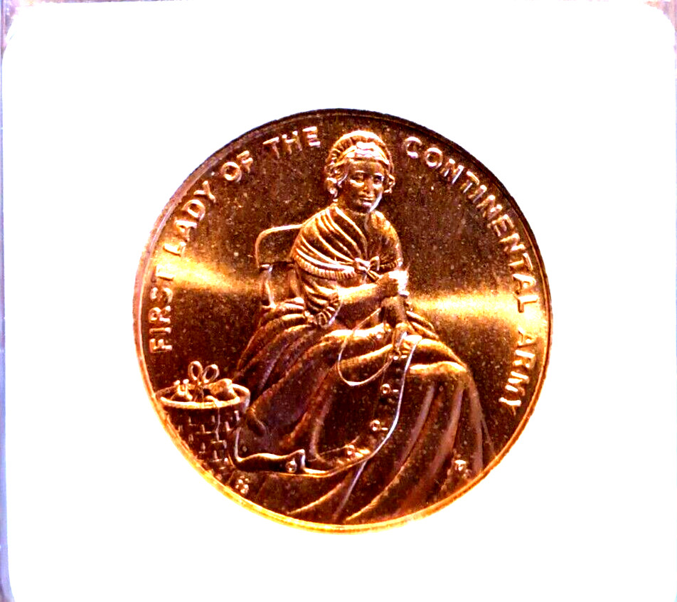 MARTHA WASHINGTON FIRST LADY BRONZE MEDAL SP Finish