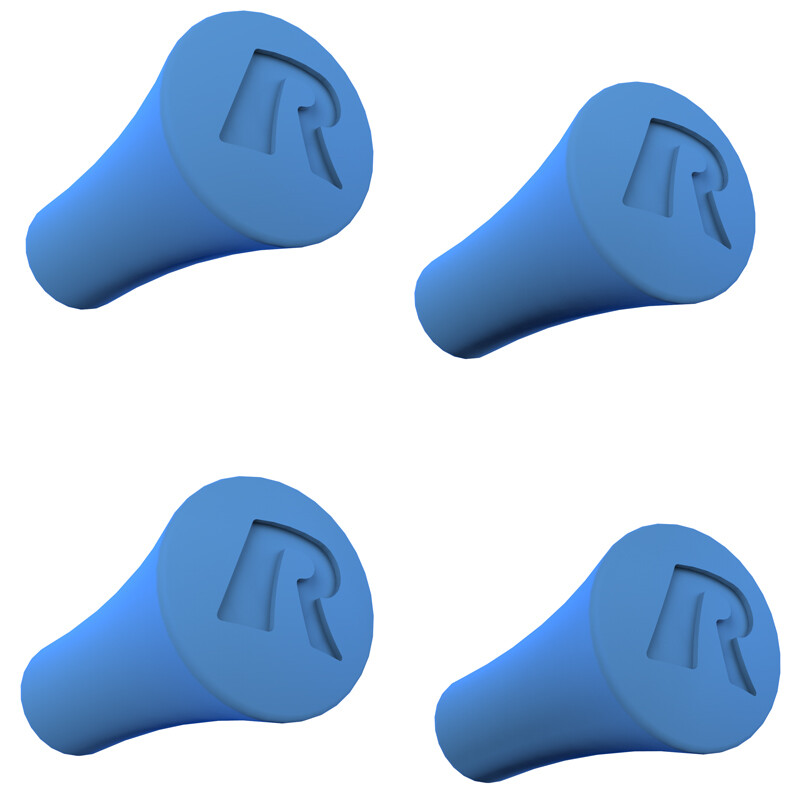 RAM Replacement Rubber Blue Post Caps 4 Pack - Fits All X-Grip Holders