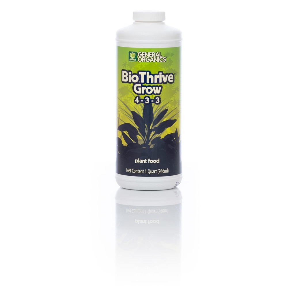 General Organics Nutrient Growing System - Plant Food Bundle, Includes BioThrive