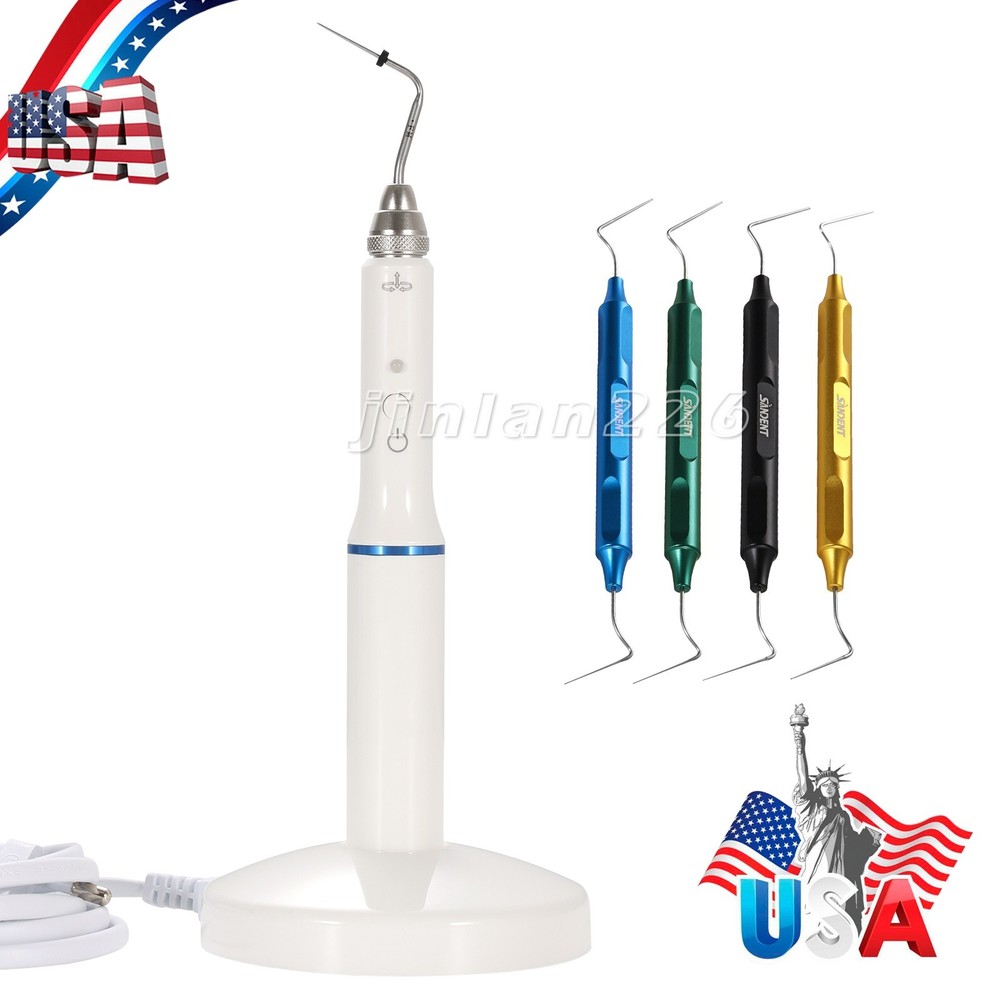 Dental Wireless Obturation System Gutta Percha Endo Heated Pen /Hand Plugger Tip