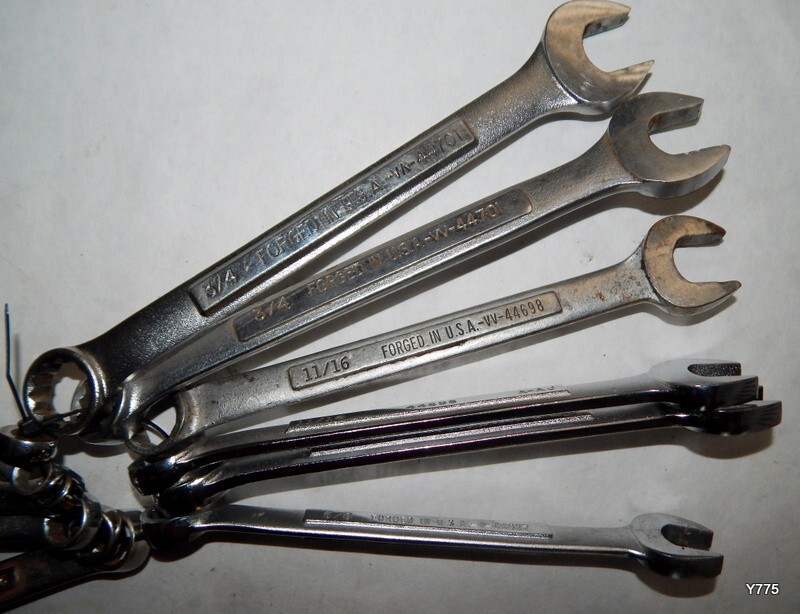 12 PCS Craftsman SAE 12-Point Combination Wrenches