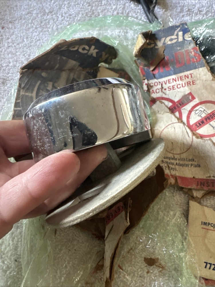 Anglers Lock on disc for motorcycle theft