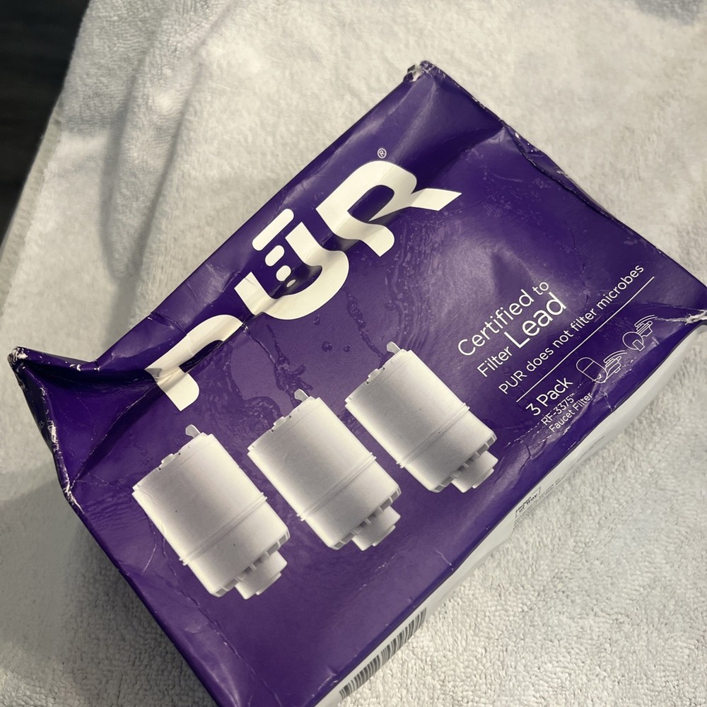 Genuine PUR RF3375 Faucet Water Filter 3 Pack Replacement New Sealed